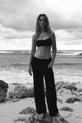 The Eden Trousers with seam detailing - Black
