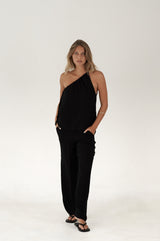 The Eden Trousers with seam detailing - Black