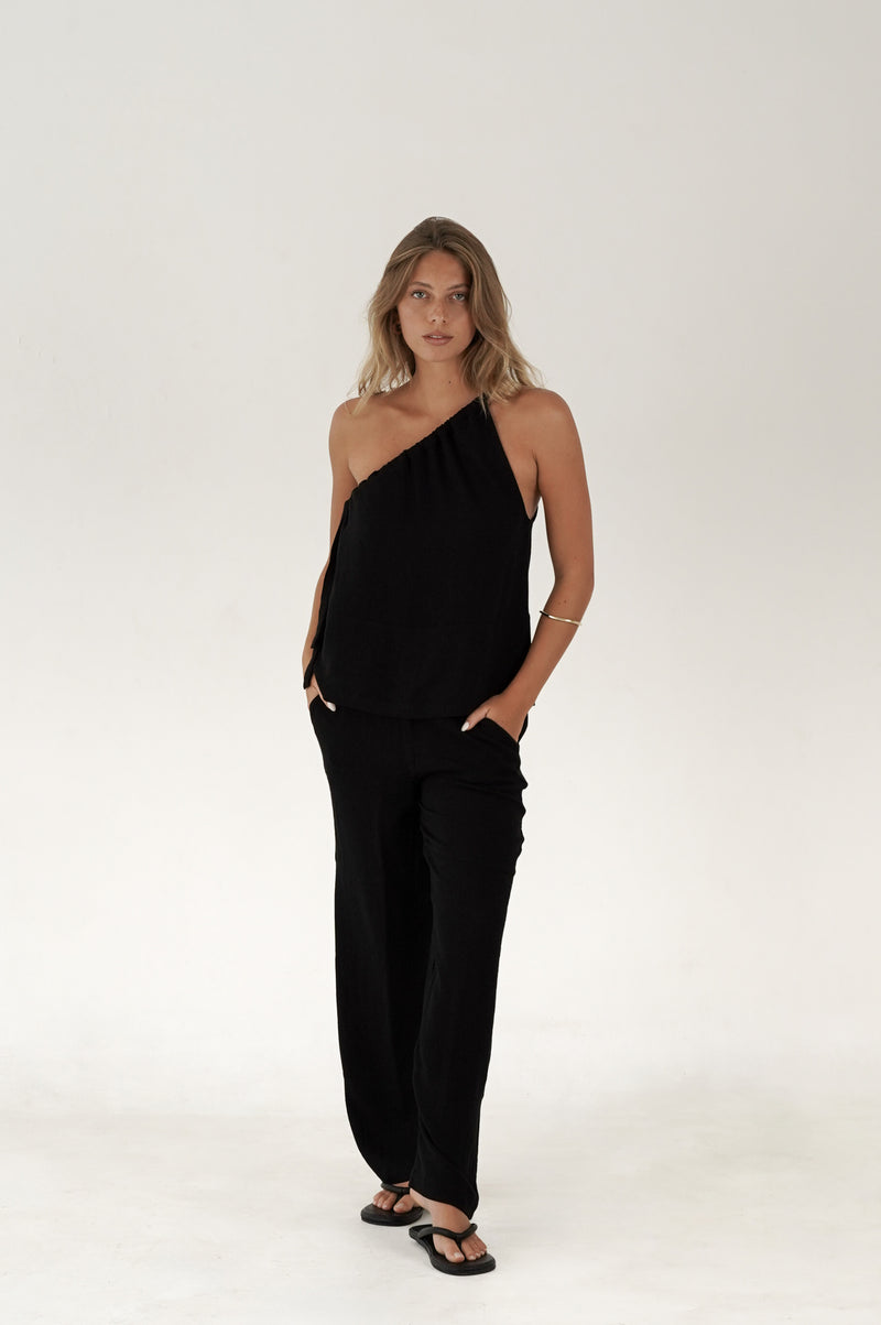 The Eden Trousers with seam detailing - Black