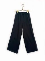 The Cotton Suly Drawstring Pants - Black