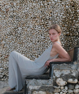 The Cheese Cloth Maxi Dress - Warm Grey