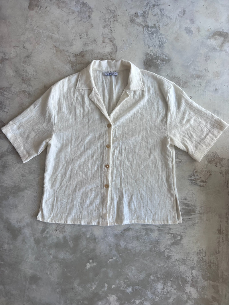 The Cotton Suly Short Sleeve Button Shirt