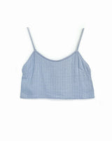 The Linen Kekova Cami - Soft Blue