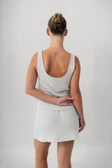 The Cheese Cloth Tank top - Cloud