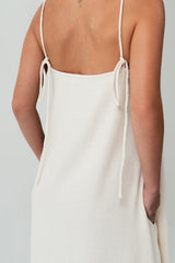 The Straight Neck Maxi - Natural