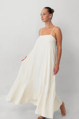 The Straight Neck Maxi - Natural