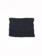 The Shirred Bandeau - Black