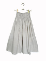 The Shirred Maxi Skirt - Cloud