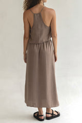 The Silken Maxi Skirt - Cappuccino