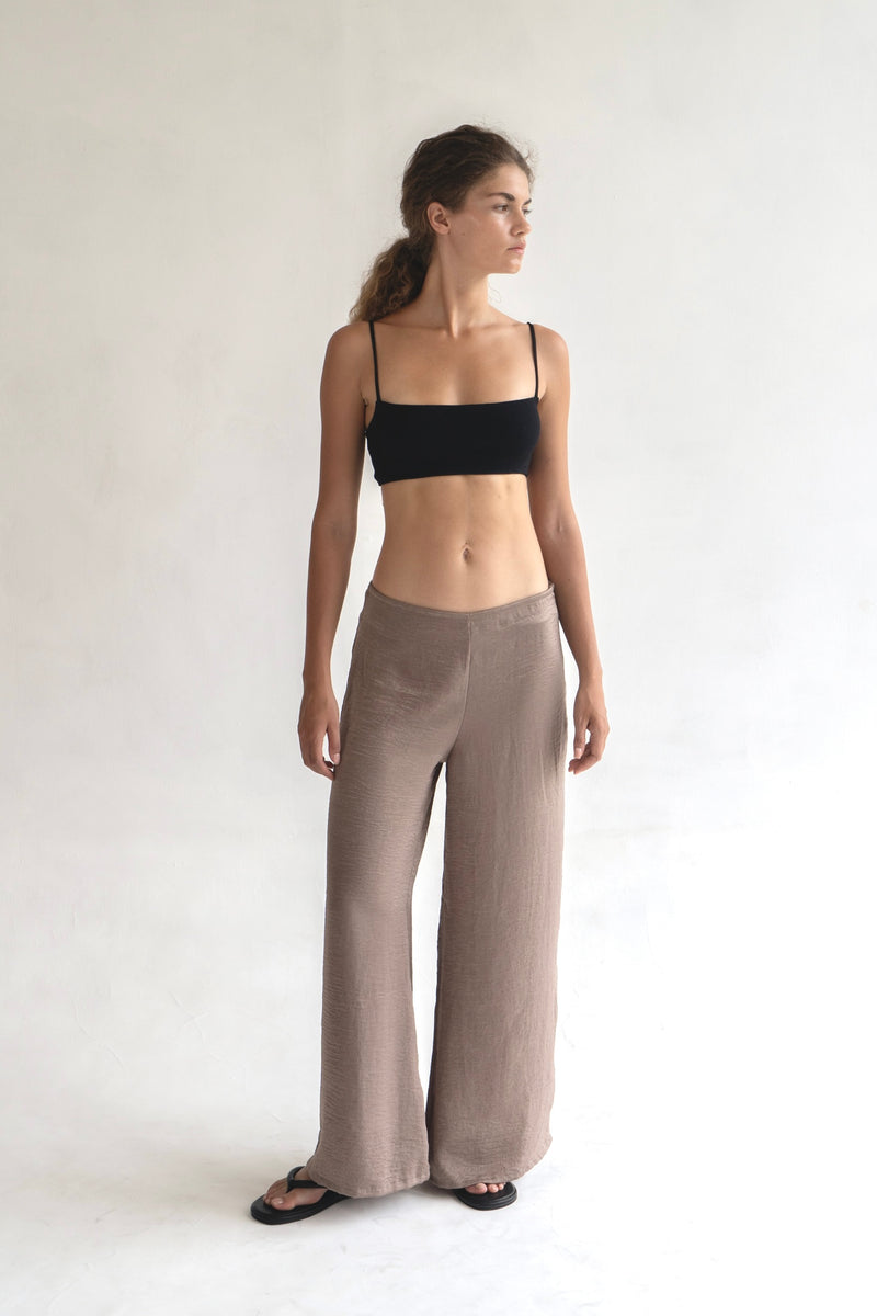 The Silken Trousers - Cappuccino