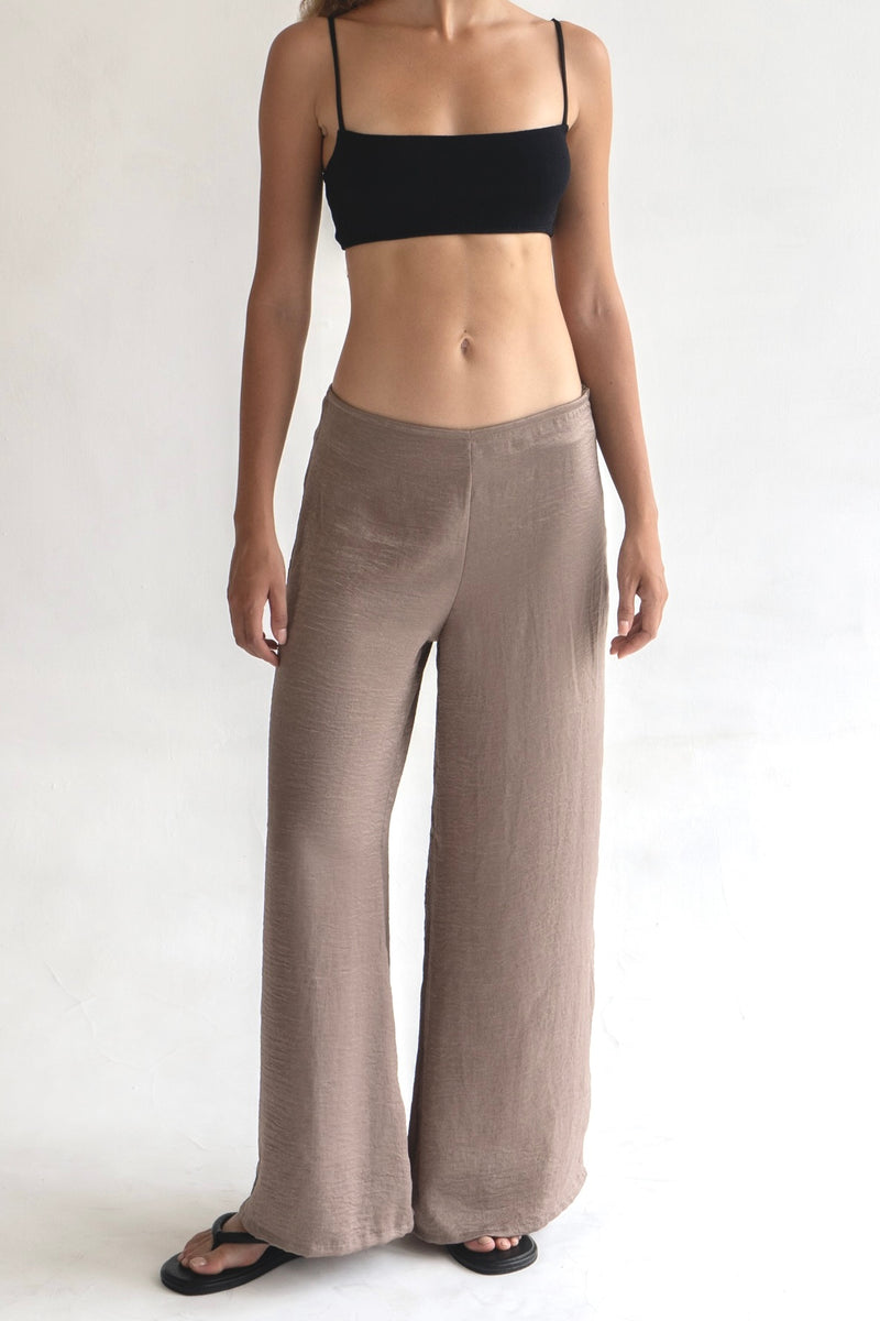 The Silken Trousers - Cappuccino