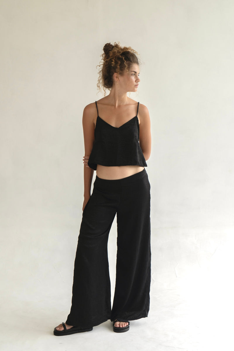 The Silken Trousers - Black