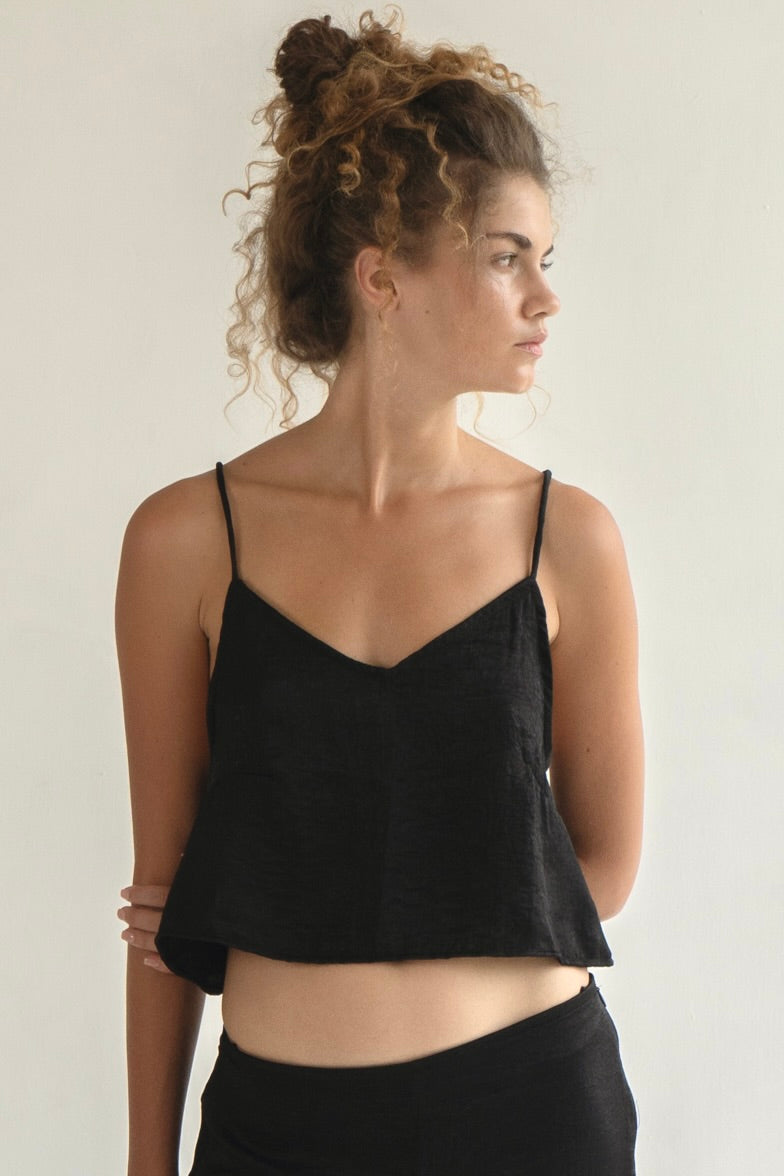 The Silken Cami - Black