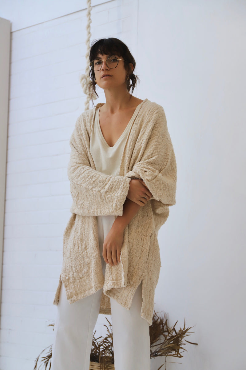 The Raw Cotton Jacket - Crop and Full Length